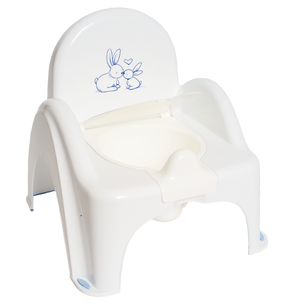 Naktspodiņš Tega Chair Bunny, balta krās., 23 cm x 38 cm x 25 cm