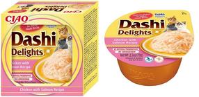 Šlapias kačių maistas Inaba Dashi EU868, vištiena/lašiša, 0.07 kg x 6 vnt.
