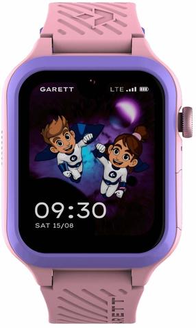 Viedais pulkstenis Garett Kids Essa 2 4G, rozā krās./violeta krās.