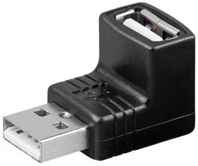 Adapteris Manhattan USB to USB USB 2.0 A male, USB 2.0 A female, juoda sp.