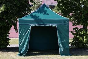 Навес с окнами и дверьми Pop Up, 2.92 см, зеленый цв.