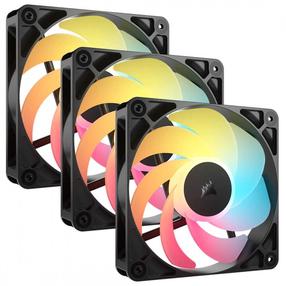 Gaisa dzesētāja komplekts korpusam Corsair RS120-R ARGB, 120 mm x 120 mm
