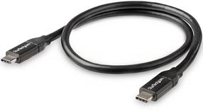 Кабель StarTech USB2C5C50CM, 2 x USB Type-C, 50 см, черный цв., 100 Вт