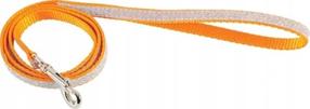 Kaķu pavada Zolux Shiny Nylon 520023ORA, 100 cm x 10 mm, oranža krās.