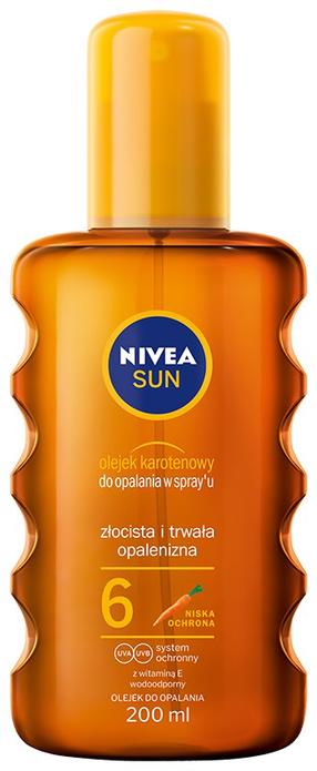 Масло для ухода за загаром Nivea Sun SPF6, 200 мл