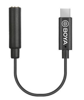 Адаптер Boya BY-K4 3.5 mm female, USB Type-C, 0.06 м