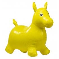 Šokinėjimo kamuolys Jumping Toy Horse, 49 cm, geltona sp.
