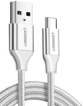 Kabelis Ugreen US288 QC 3.0 60133 USB-C Male (vyriška), USB Male (vyriška), 2 m, balta sp.