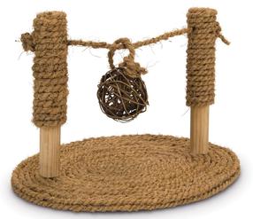 Graužikų žaislas Beeztees Coconut Rope Bridge, 24 cm x 19 cm x 16.5 cm, ruda sp.