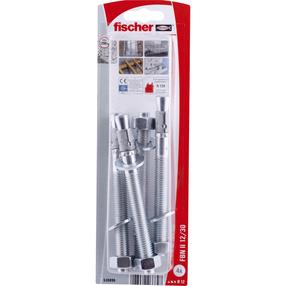 Inkarinis varžtas su veržle Fischer FBN II, 12x30 mm, 4 vnt.