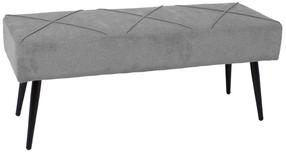 Prieškambario suoliukas Home4you Kelsi, smėlio sp., 100 cm x 36 cm x 43 cm