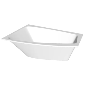 Ванна, свободно устанавливаемая SPN Trevi BT-540-L, 182.5 см x 122 см x 62 см, асимметричный, белый цв.