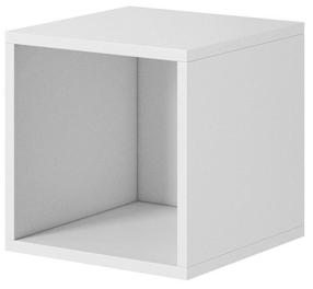 Sieninė lentyna Cama Meble Roco, balta sp., 37 cm x 39 cm x 37 cm