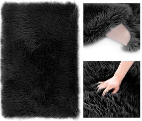 Kilimas Restilo Dokka, juodas, 120 cm x 75 cm