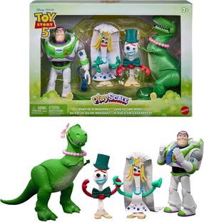 Figūrėlių rinkinys Mattel Toy Story PlayScale What Is Wedding JKV22, 4 vnt., įvairių spalvų