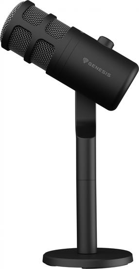 Darbvirsmas mikrofons Genesis Radium 350D, melns krās.
