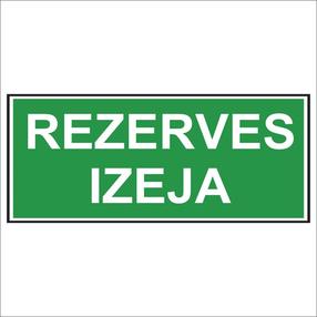 Informācijas zīme, 20 cm x 8 cm