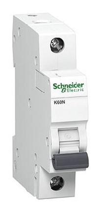 Automatinis jungiklis Schneider Electric K60N, 1P, B, 6kA, 16 A