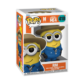 Rotaļlietu figūriņa Funko POP! Despicable Me 4 RM 418, 10 cm, zila krās./dzeltena krās.