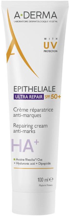 Крем для ухода за загаром для лица A-Derma Epitheliale Ultra Repair SPF50, 100 мл