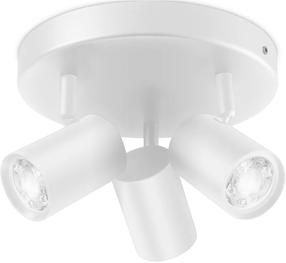 Išmanusis šviestuvas nukreipiamasis WiZ Imageo Round, GU10, 2200 - 6500 °K, 3 x 5 W, balta sp. / balta sp.