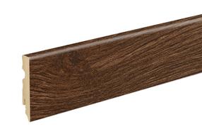 Плинтус Domoletti 548474/FU084L, 240 см x 8 см x 1.5 см, дубовый цв./коричневый цв.