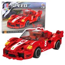 Konstruktorius, automobilis Lean Toys 2in1 Speed, 341 vnt., raudona sp.