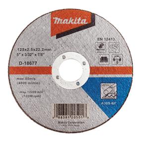 Griešanas disks Makita D-18677, 125 mm x 2.5 mm x 22.23 mm