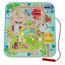 Magnetinis žaislas Haba Magnetic Game Town Maze, įvairių spalvų