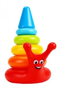 Lavinimo žaislas Lean Toys Pyramid, įvairių spalvų, 5 vnt.