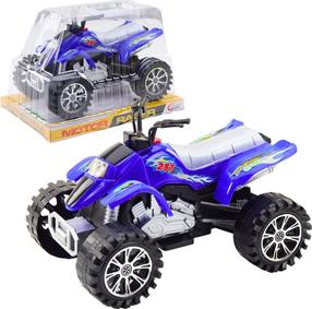 Žaislinis keturratis Lean Toys Motor Racer, mėlyna sp.