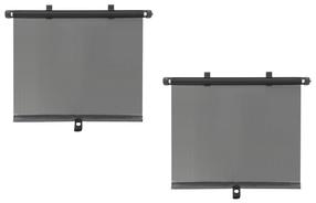 Apsauga nuo saulės Compass, 55 cm x 42 cm, juoda sp., 2 vnt.
