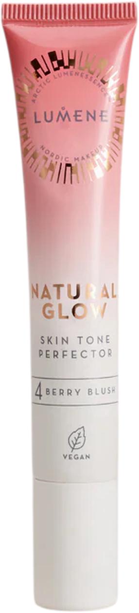 Šķidrie sārtumi Lumene Natural Glow Skin Tone Perfector, 4 berry blush, 20 ml