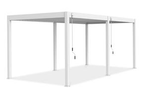 Pavėsinė Pergola Elegance, 600 x 255 cm, balta sp.