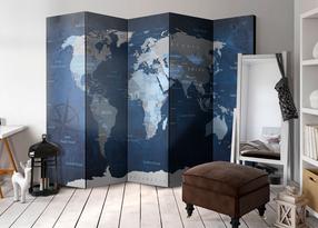 Vahesein Artgeist Dark Blue World Paravent870, mitmevärviline, 225 cm x 172 cm