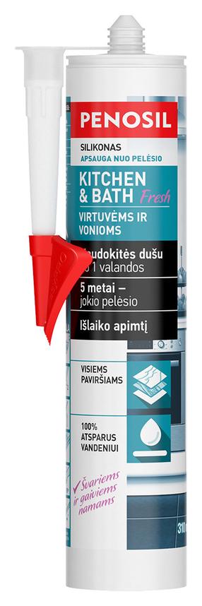 Hermetikas Penosil Kitchen & Bath, 0.31 l, skaidri sp.