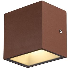Sieninis lauko šviestuvas SLV Sitra S, 6.2W, LED, IP65, ruda sp., 11.8 cm x 11 cm