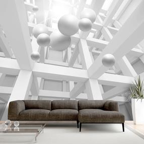 Fototapeet Artgeist White Enclave 3XLFT812SAM, 245 cm x 245 cm
