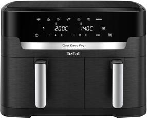 Aerogrils Tefal Dual Easy EY9428E0, melna krās., 2700 W, 8.3 l