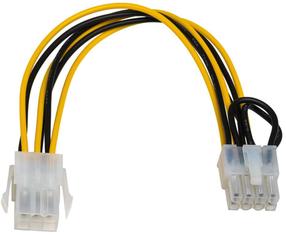 Adapteris Akyga PCI 8pin male, PCI 6pin Female, 0.2 m