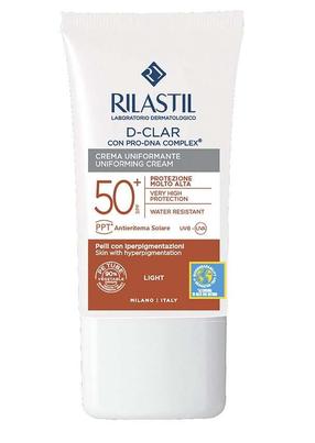 Skystas makiažo pagrindas Rilastil Sun System SPF50+ D-Clar, medium sp., 40 ml