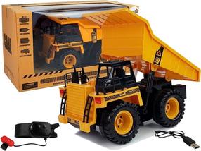 Rc savivartis Lean Toys Gravity Sensor Engineering Truck, 1:22, oranžinė sp.