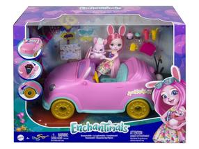 Кукла с аксессуарами Mattel Enchantimals Bunnymobile, 15 см, многоцветный