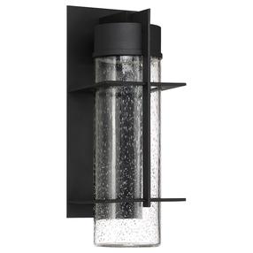 Sieninis lauko šviestuvas Quintiesse Eames, 10W, LED, IP44, juoda sp., 14.6 cm x 41 cm