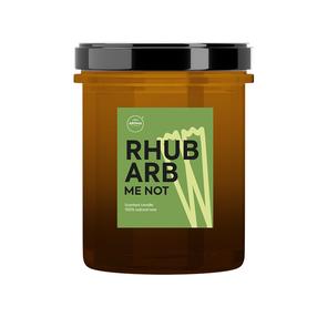 Svece, aromātiskā Home Aroma Modern Fruits Rhubarb, 50 h, brūna krās.