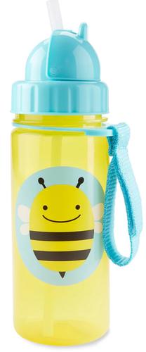 Vaikiška gertuvė Skip Hop Zoo Bee, 384.5 ml, 1 m., 6 cm, plastikas, geltona sp./žydra sp.