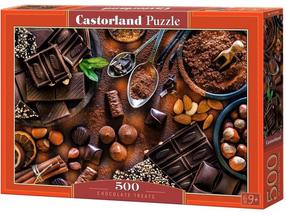 Dėlionė Castorland Chocolate Treats 53902, 33 cm x 47 cm, 500 vnt., įvairių spalvų