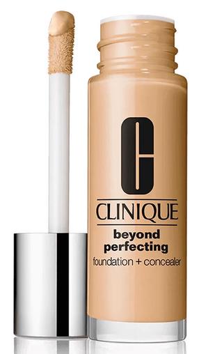 Skystas makiažo pagrindas Clinique Beyond Perfecting Foundation + Concealer, cn 01 linen, 30 ml
