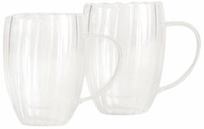  Dvigubo stiklo puodelių rinkinys Homla Cembra 760426, skaidri sp., 0.3 l