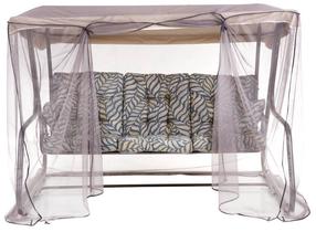Lauko sūpynės Patio Celebes Plus, geltona sp./pilka sp., 220 cm x 134 cm x 157 cm